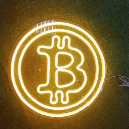 Planert Future™ Neon Sign - Bitcoin