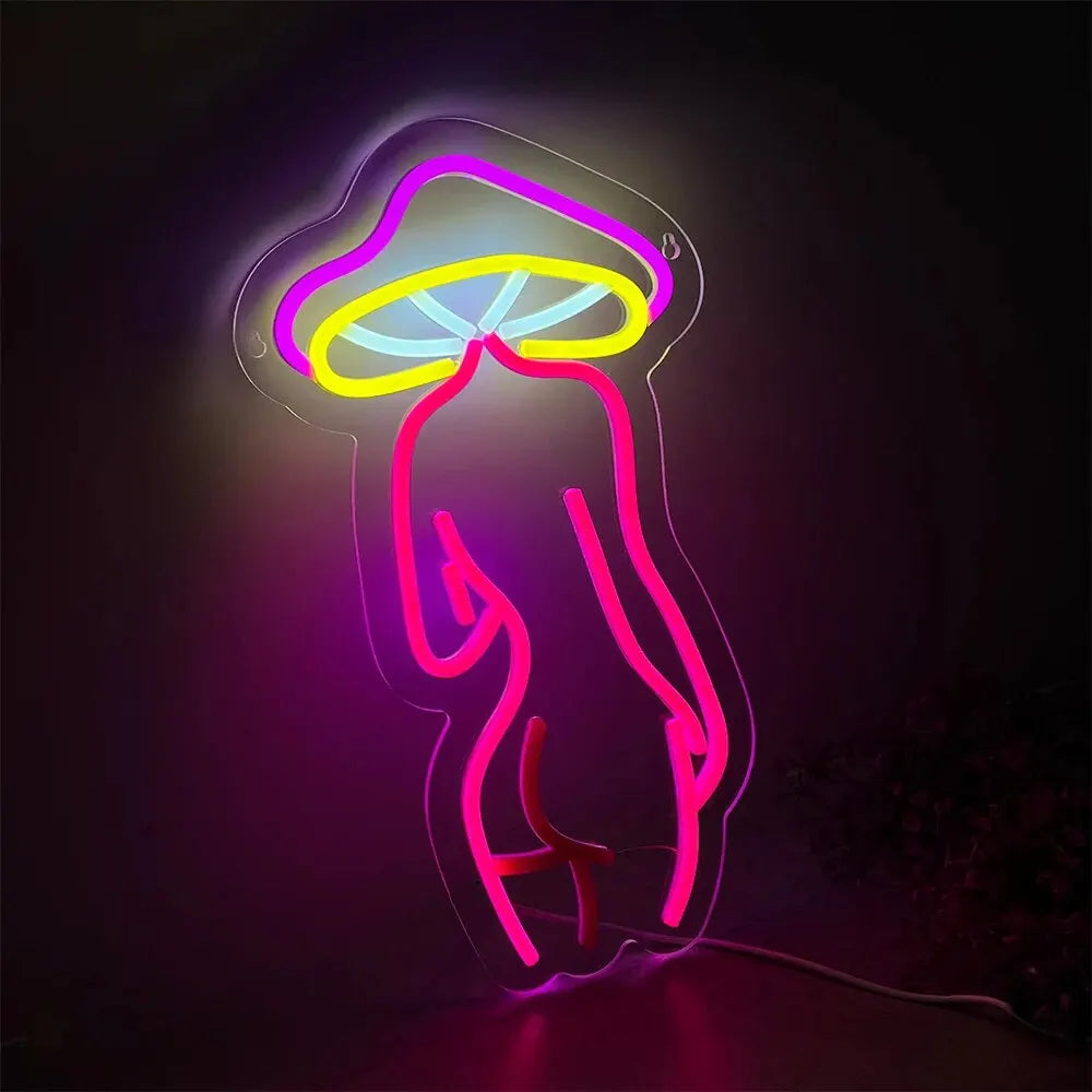 Planet Future™ Neon Sign - Lady Mushroom